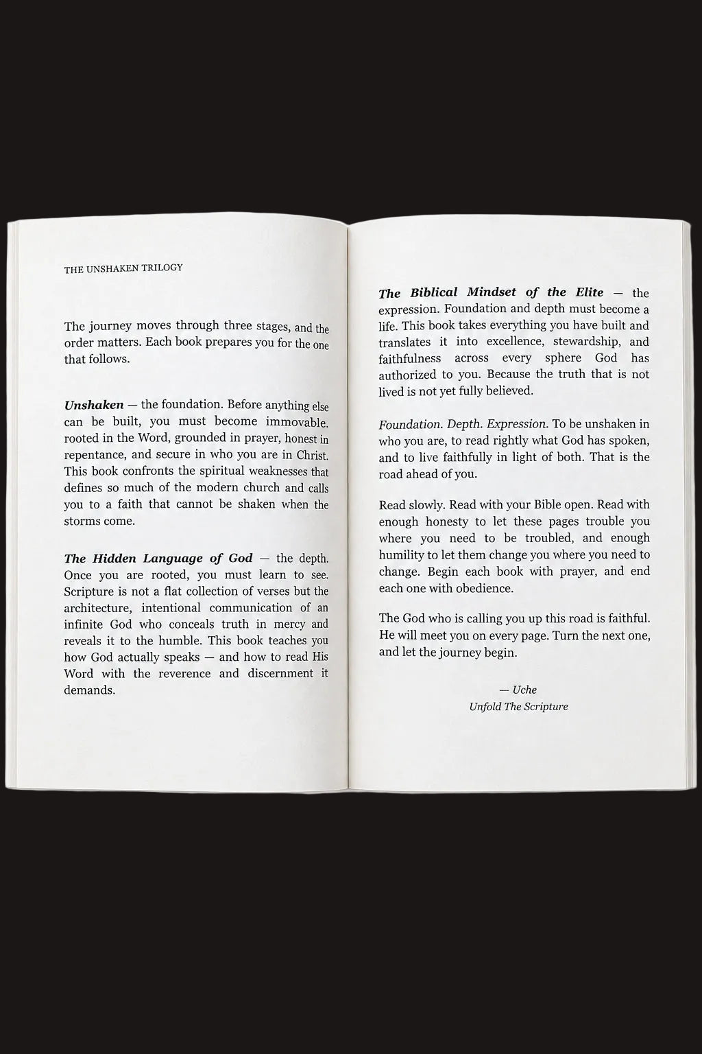 The UNSHAKEN Trilogy — Paperback