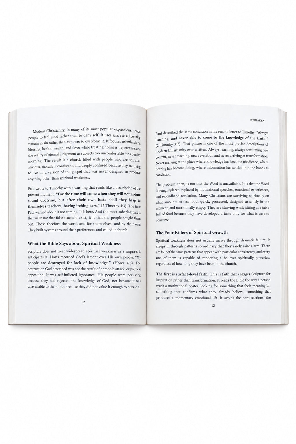 The UNSHAKEN Trilogy — Paperback